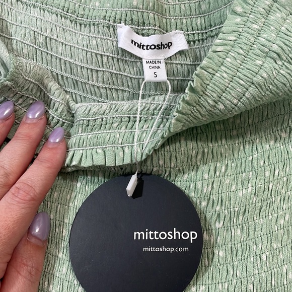 NWT Mittoshop Mint Maxi Dress - Picture 5 of 7